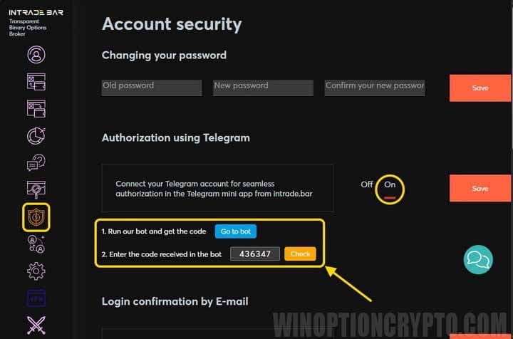 Security at Intrade Bar