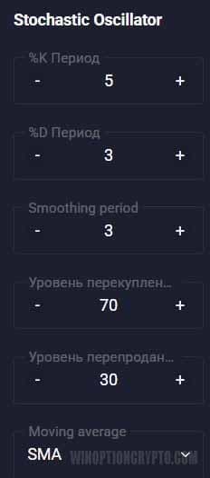 oscillator settings