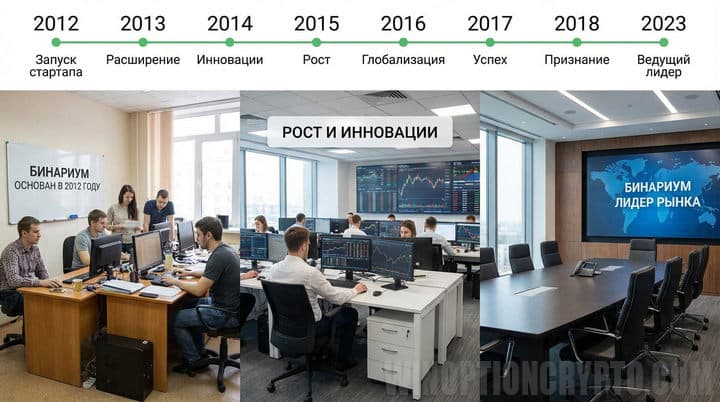 Binarium's development history