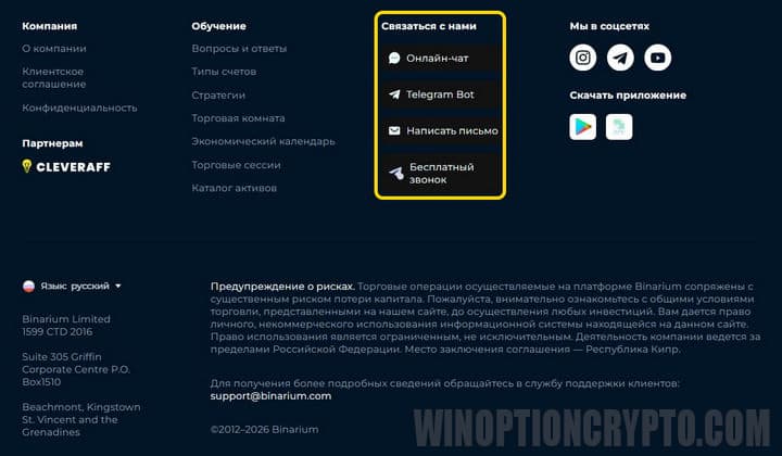 ways to contact support