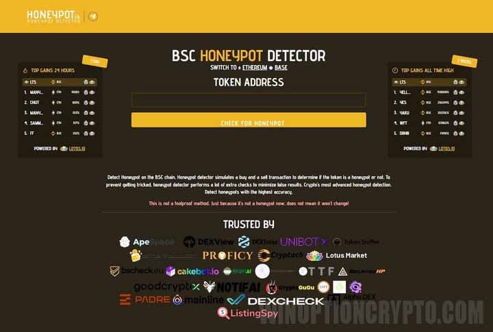 сервис Honeypot Detector