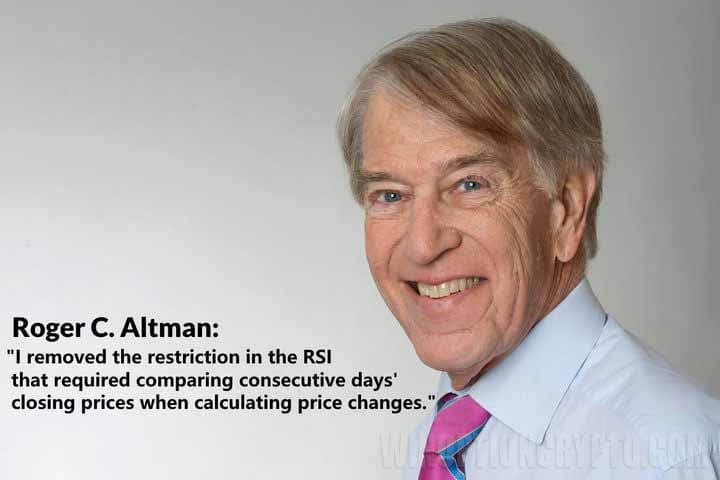 Roger Altman, creator of the Relative Momentum Index