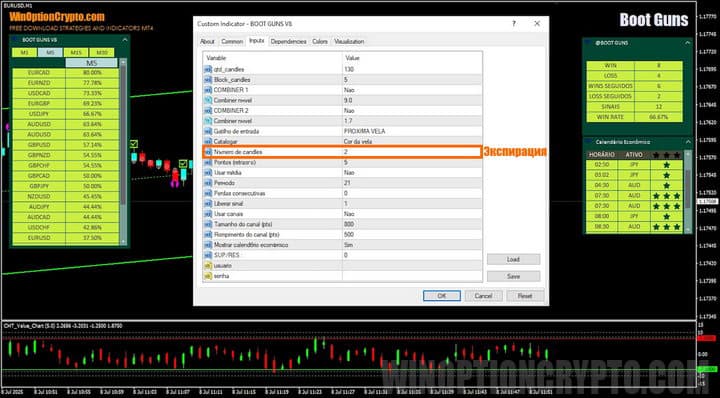 настройки информационных панелей