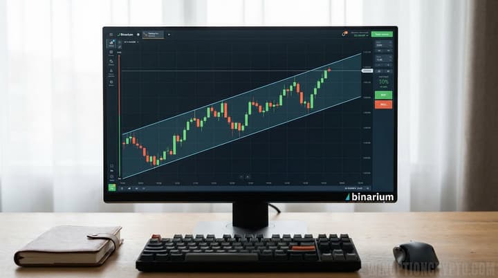 chart of the trading strategy inside the price channel