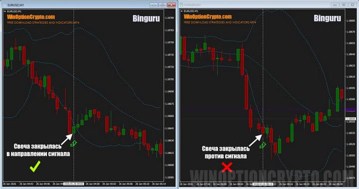сигнал в binguru